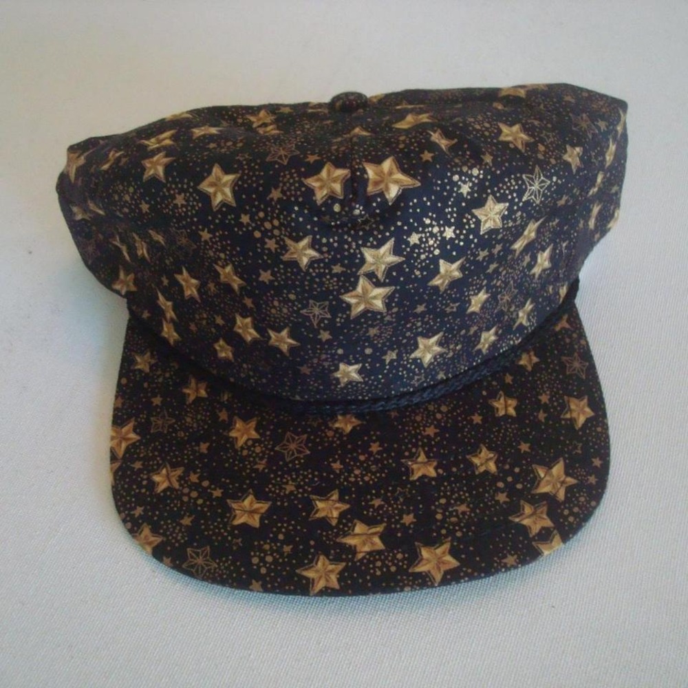 STARS 80S GALATIC GALAXY 80S USA MADE SNAPBACK HAT CAP Y2K 00S VINTAGE H5